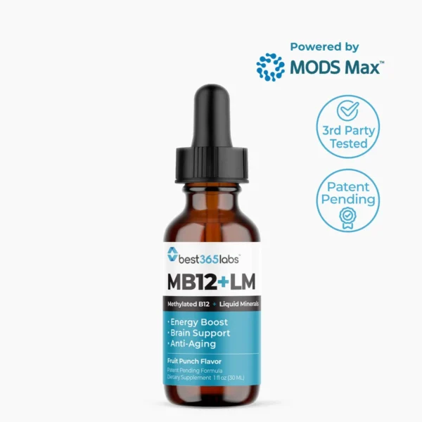 Methylated B12 30mg + Liquid Minerals
