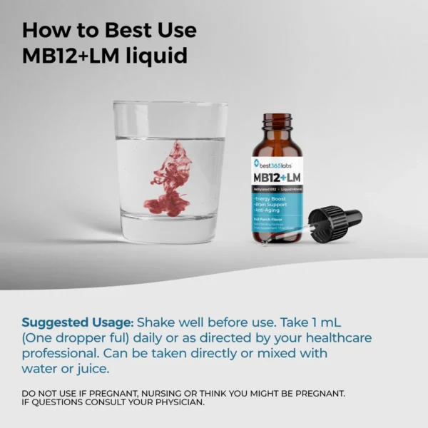 Methylated B12 30mg + Liquid Minerals - Image 5